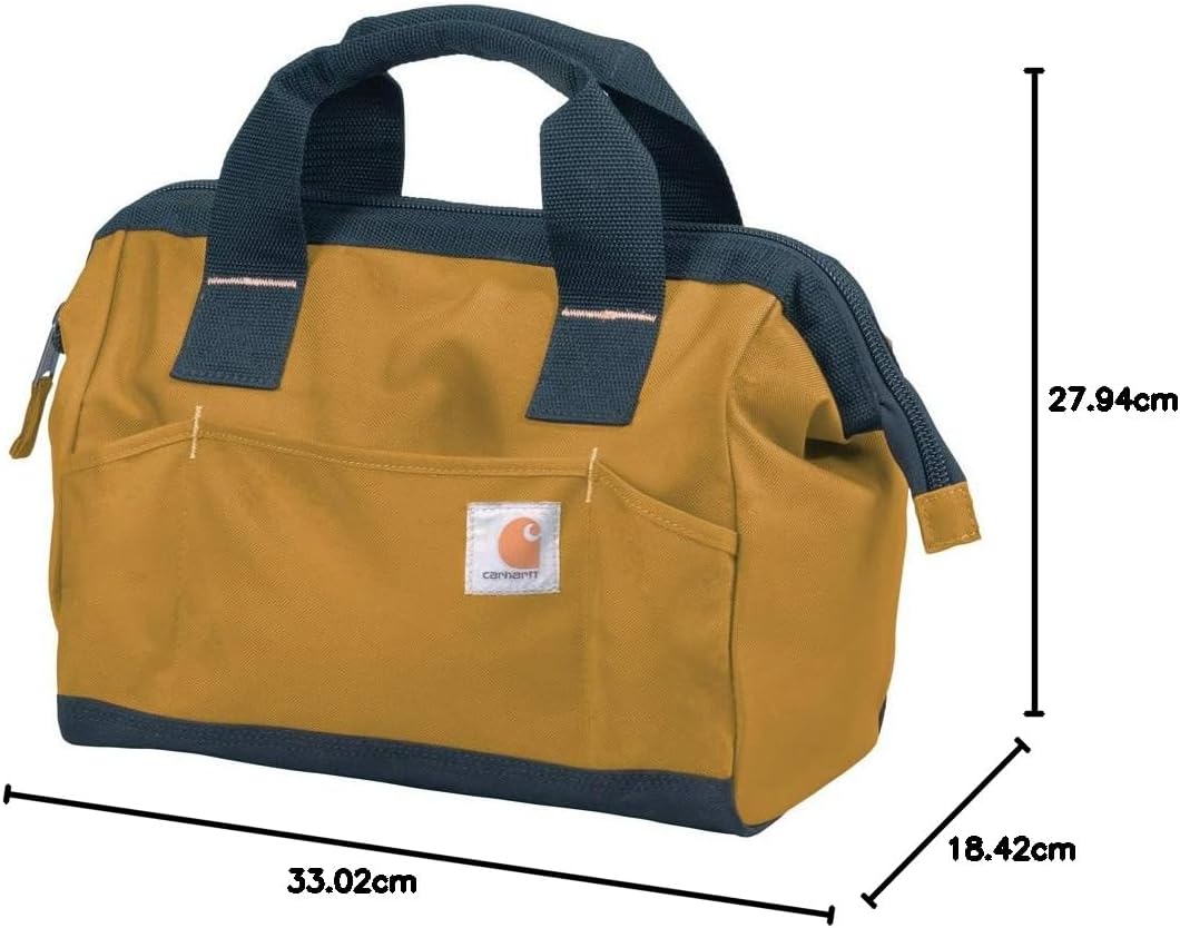 CARHARTT Mens Trade Tool Bag Medium EMW2494201, Carhartt Brown, Medium 13-Inch US