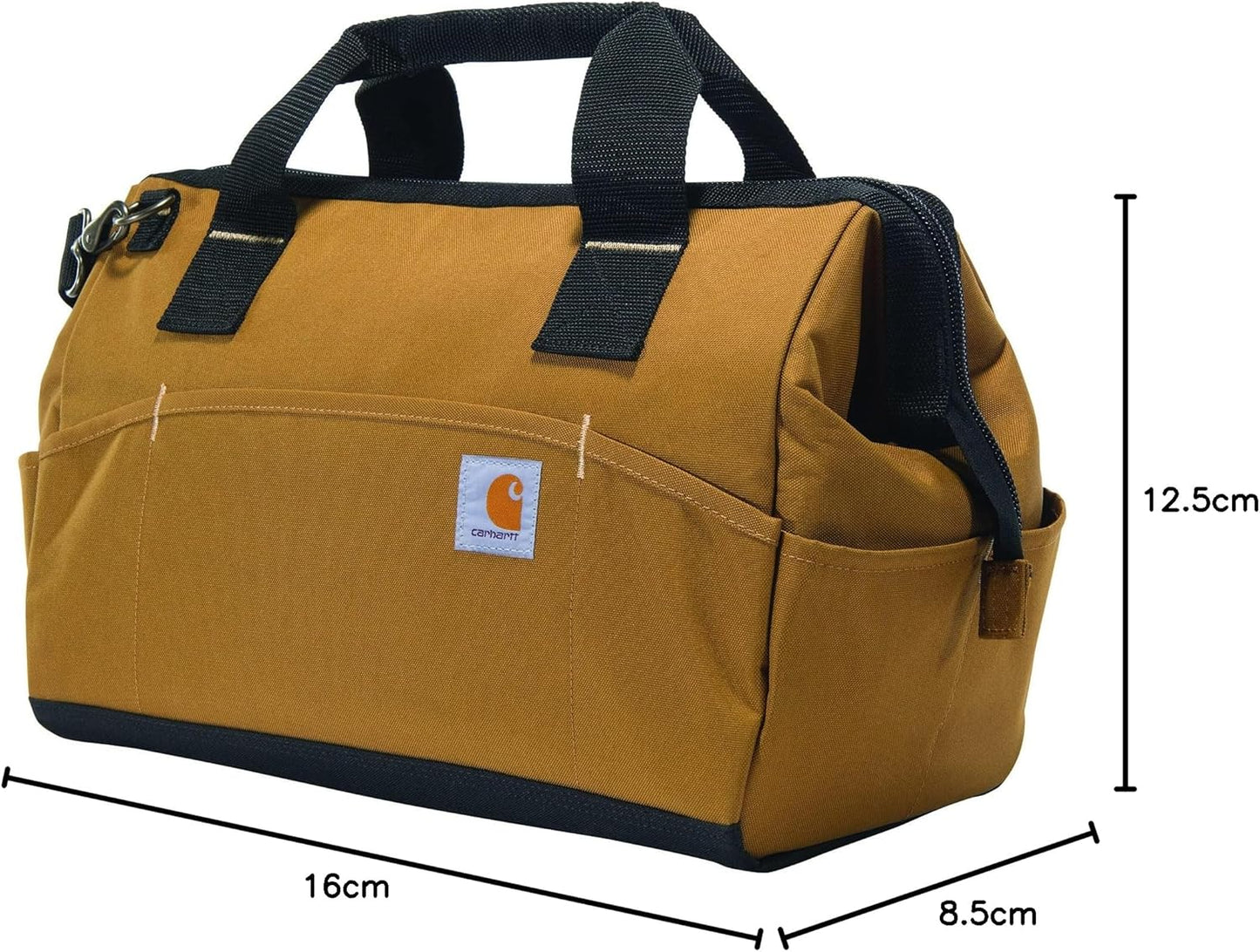 CARHARTT Mens Trade Tool Bag Medium EMW2494201, Carhartt Brown, Medium 13-Inch US