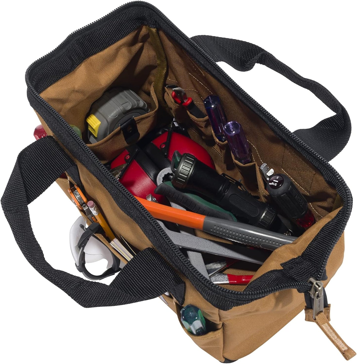 CARHARTT Mens Trade Tool Bag Medium EMW2494201, Carhartt Brown, Medium 13-Inch US