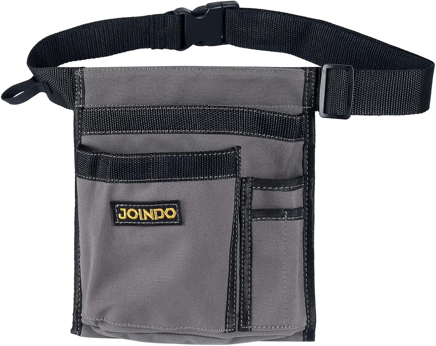 JOINDO Tool Pouch Belt, Utility Belt Bag with 5 Pockets, Tool Apron Pouch, Garden Tool belt for Men Women Carpenters Electricians Mechanics