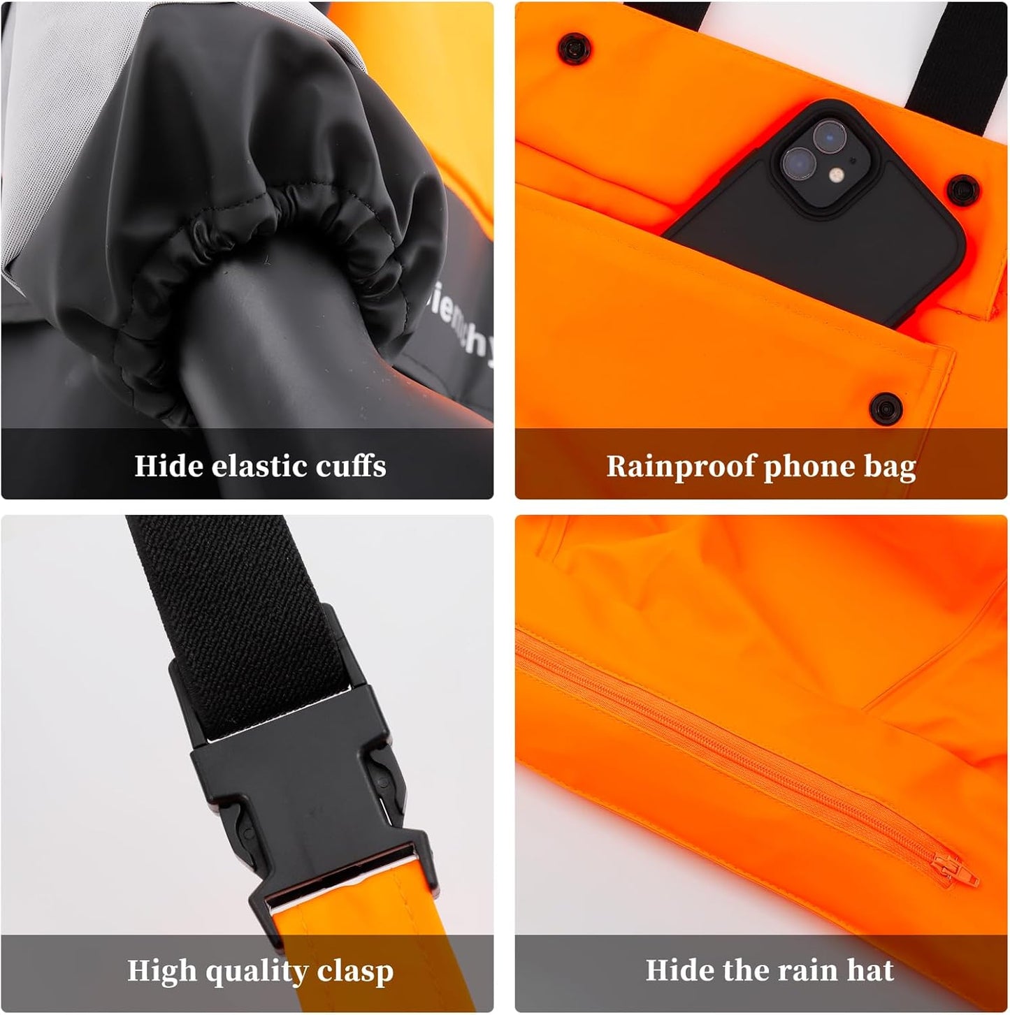 Giemchy Rain Suit For Men & Women Waterproof Heavy Duty Rain Gear Outdoor All-Sport Work Fishing Jacket & Trouser Raincoats