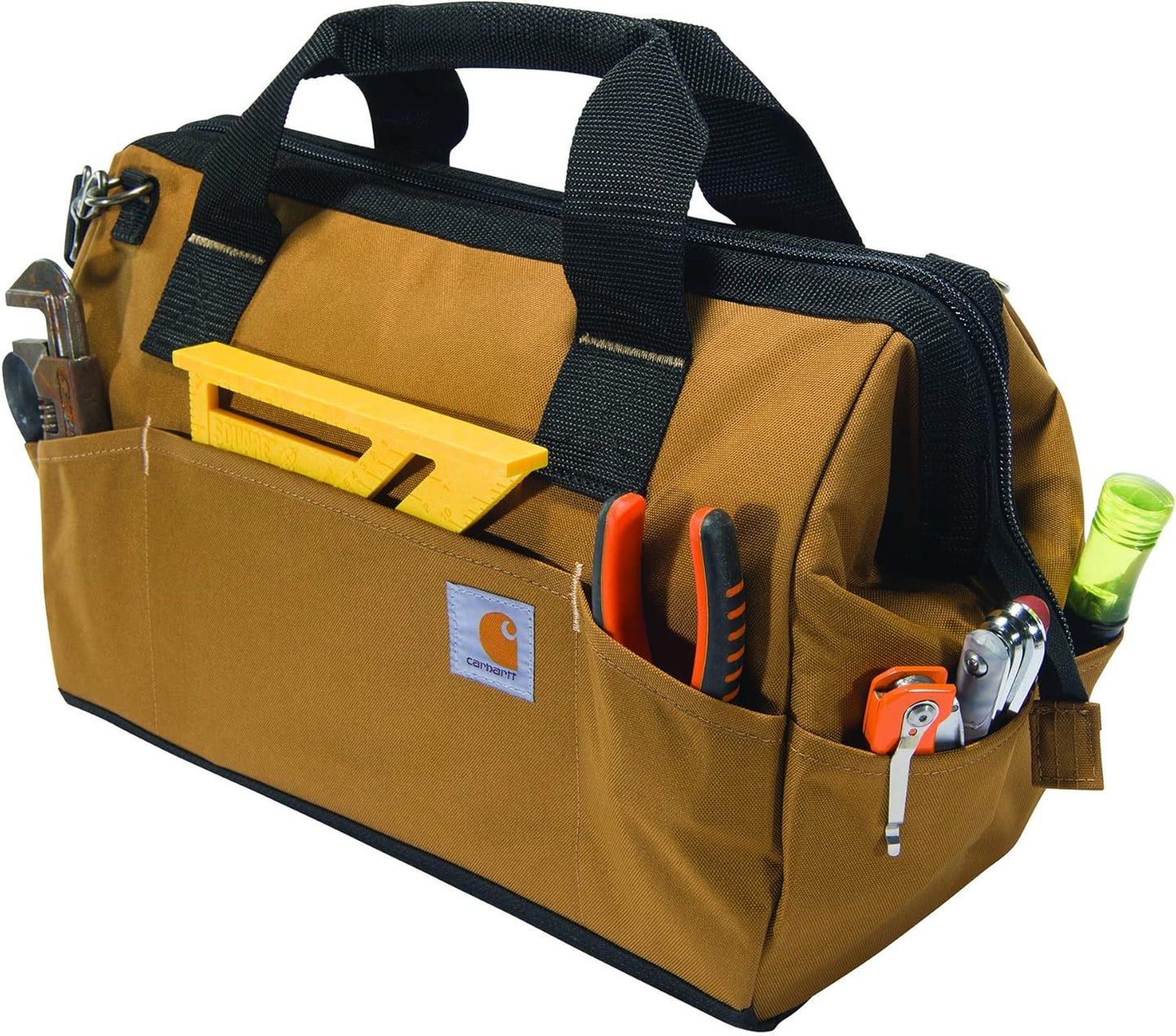 CARHARTT Mens Trade Tool Bag Medium EMW2494201, Carhartt Brown, Medium 13-Inch US
